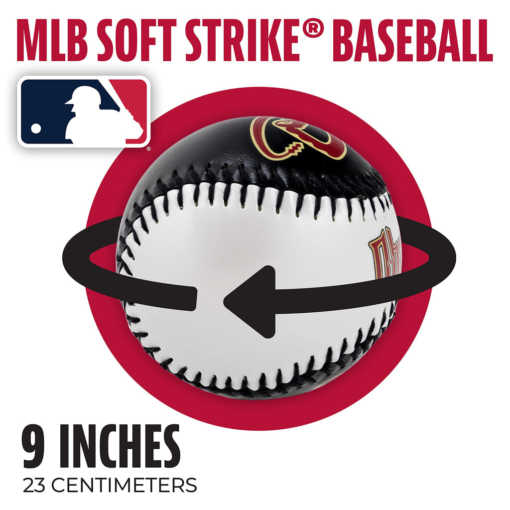 Franklin Sports New York Mets Mlb Team Baseball - Mlb Team Logo Soft Baseballs - Toy Baseball For Kids - Great Decoration For De