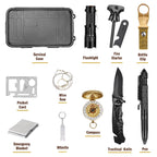 Survival Kit, Gifts For Men Husband Dad, Emergency Survival Gear And Equipment 14 In 1, Hunting Fishing Fathers Day Birthday Gif