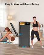 Walking Pad Treadmill, Under Desk Treadmill, Low Noise, 2.5 Hp With Maximum Capacity Of 265 Lbs Treadmills For Home & Office, Wa