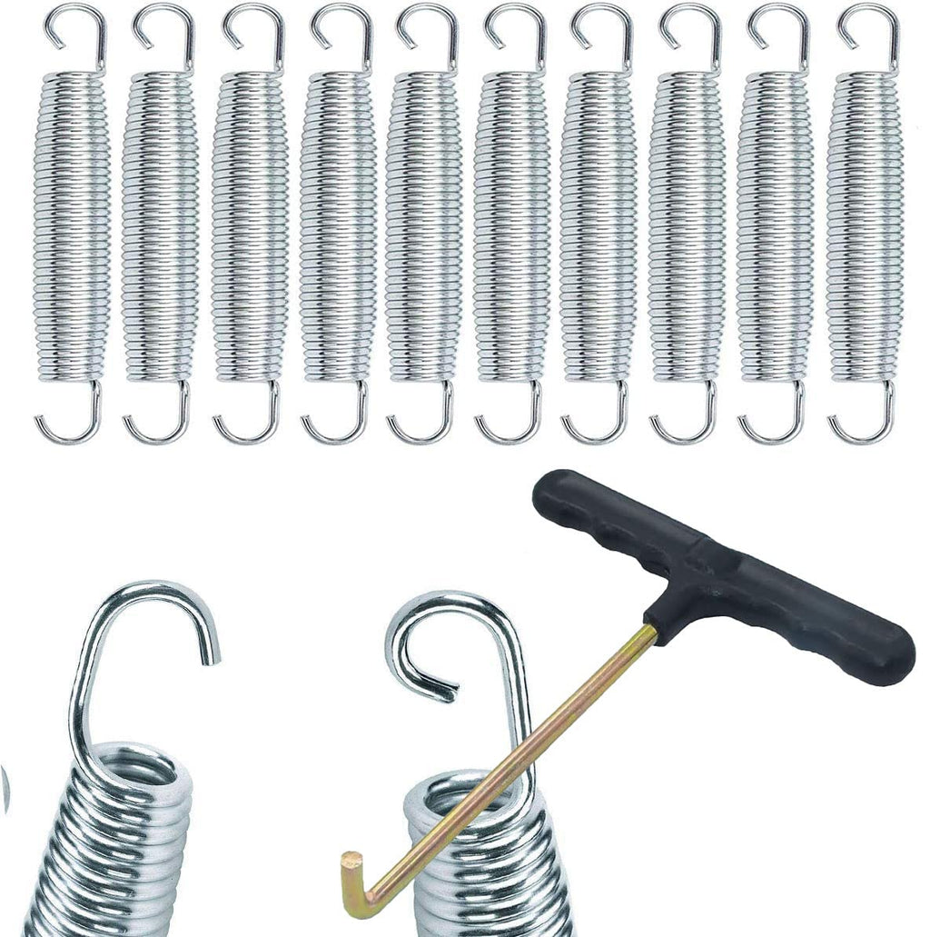Talyrui 6.5In Trampoline Spring Heavy-Duty Galvanized Spring Anti-Oxidation Anti-Rust Pack Of 10