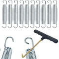 Talyrui 6.5In Trampoline Spring Heavy-Duty Galvanized Spring Anti-Oxidation Anti-Rust Pack Of 10