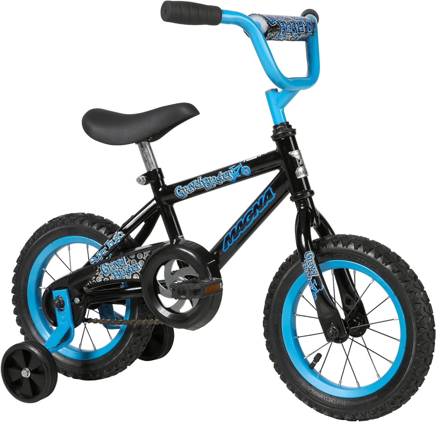Dynacraft Magna Gravel Blaster 12 Children's Bike - Rugged and Durable Design, Perfect for Kids Learning to Ride, Sturdy and Eas