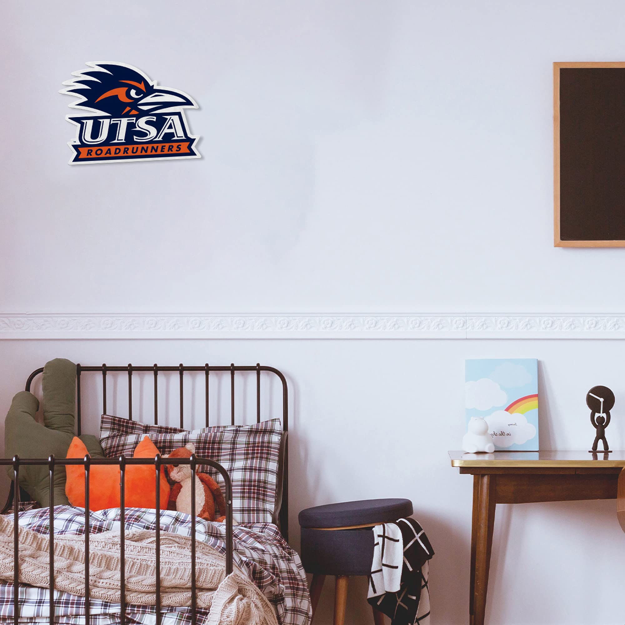 Rico Industries Ncaa Texas-San Antonio Roadrunners Primary Shape Cut Pennant - Home And Living Room D  Cor - Soft Felt Ez To Han