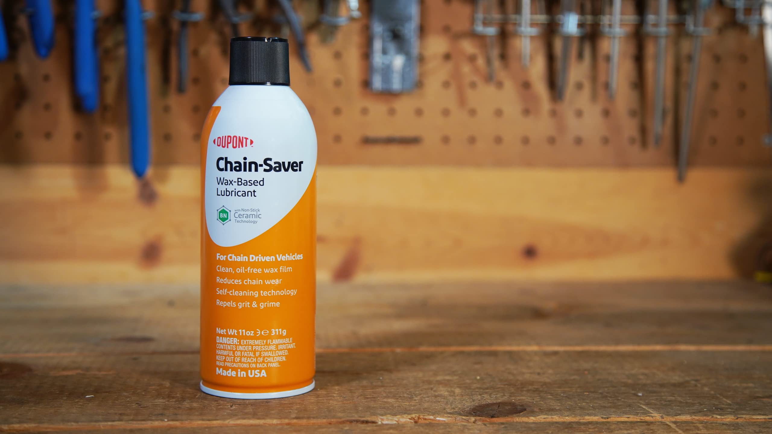 Dupont Chain-Saver Dry Self-Cleaning Lubricant Aerosol, 14 Oz