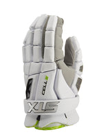 STX Cell VI Lacrosse Gloves, Pair, White, Extra Large