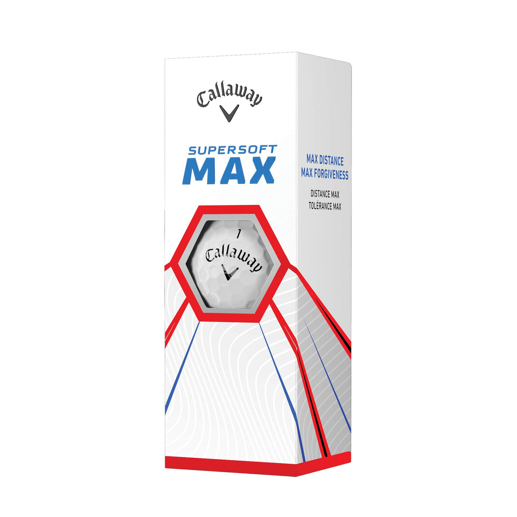 Callaway 2021 Supersoft Max Golf Balls , White