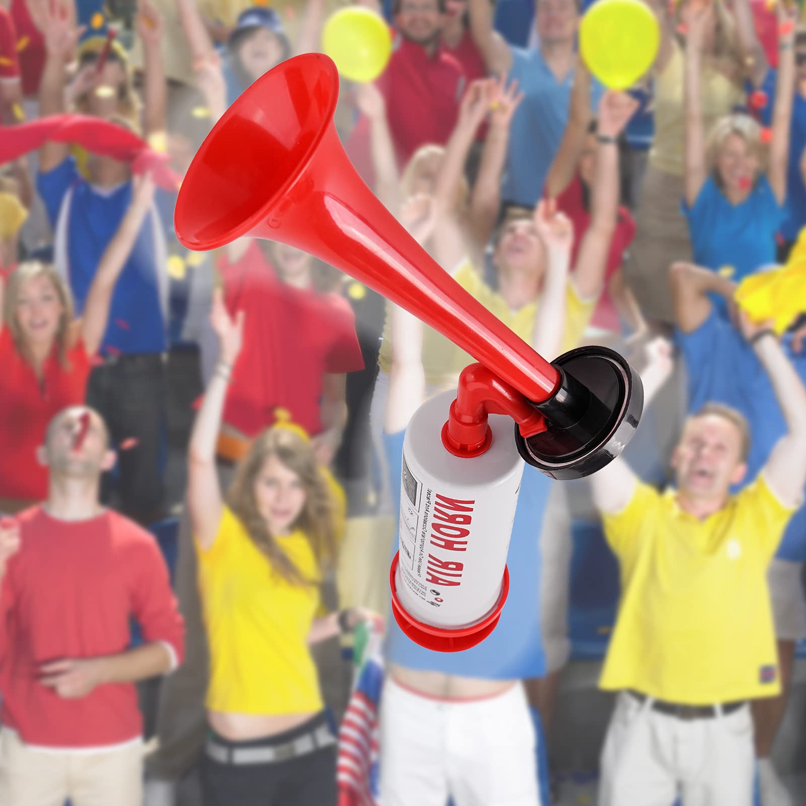 Aolihan Handheld Air Horn, Aluminum+Abs Portable Handheld Air Pump Horn, Loud Noise Maker Safety Horn For Boats Cars Sporting Ev