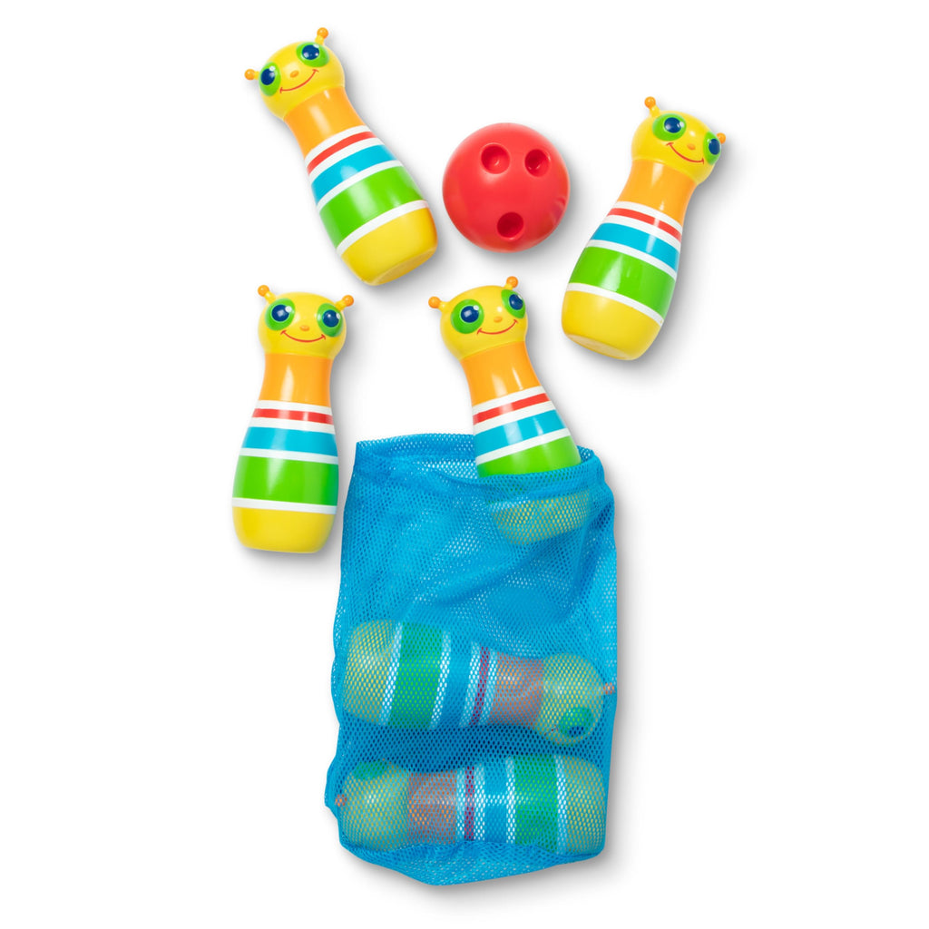 Melissa & Doug Sunny Patch Giddy Buggy Bowling Action Game - 6 Bug Pins, 1 Plastic Ball