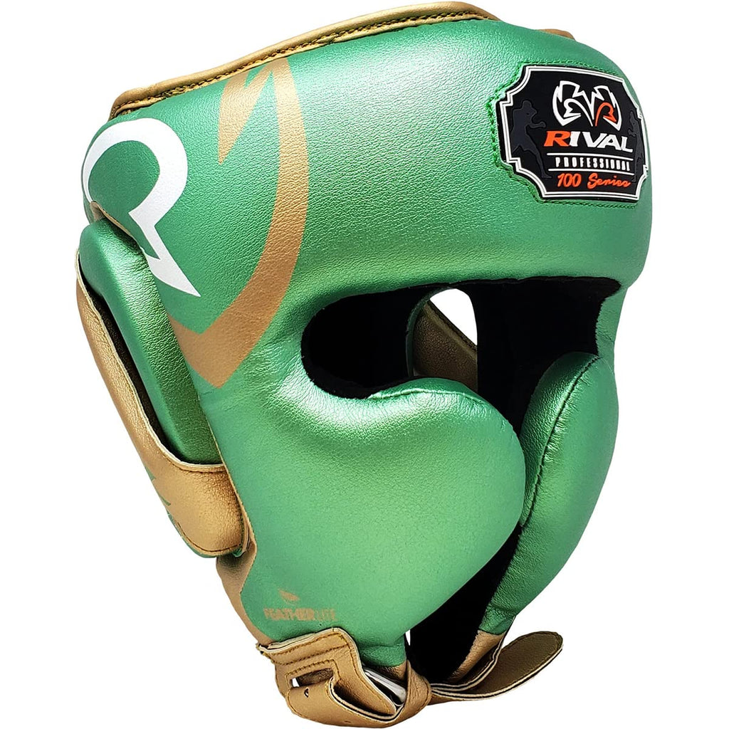 Rival Boxing Rhg100 Professional Headgear - Lightweight Construction With Wide, Lateral Eye Opening For Maximum Visibility