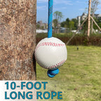 Jujingyang Baseball Swing Hitting Trainer Pro - Adjustable Pendulum Ball System With Secure Locking Anchor | Improve Batting Acc