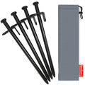 Tent Stakes Heavy Duty, Barefour 8-Inch Camping Stakes,4-Pack Forged Steel Tent Pegs Unbreakable And Inflexible - Available In R