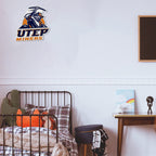 Rico Industries Ncaa Texas-El Paso Miners Mascot Shape Cut Pennant - Home And Living Room D  Cor - Soft Felt Ez To Hang