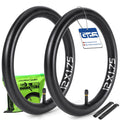 Hydencamm 2 Pack 12 / 12.5 Inch Bike Tube Fit 1.75/1.95/2.125 with 32mm Schrader Valve, 12.5 x 1.95 Bike Tube with 2PCS Levers, 