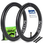 Hydencamm 2 Pack 12 / 12.5 Inch Bike Tube Fit 1.75/1.95/2.125 with 32mm Schrader Valve, 12.5 x 1.95 Bike Tube with 2PCS Levers, 