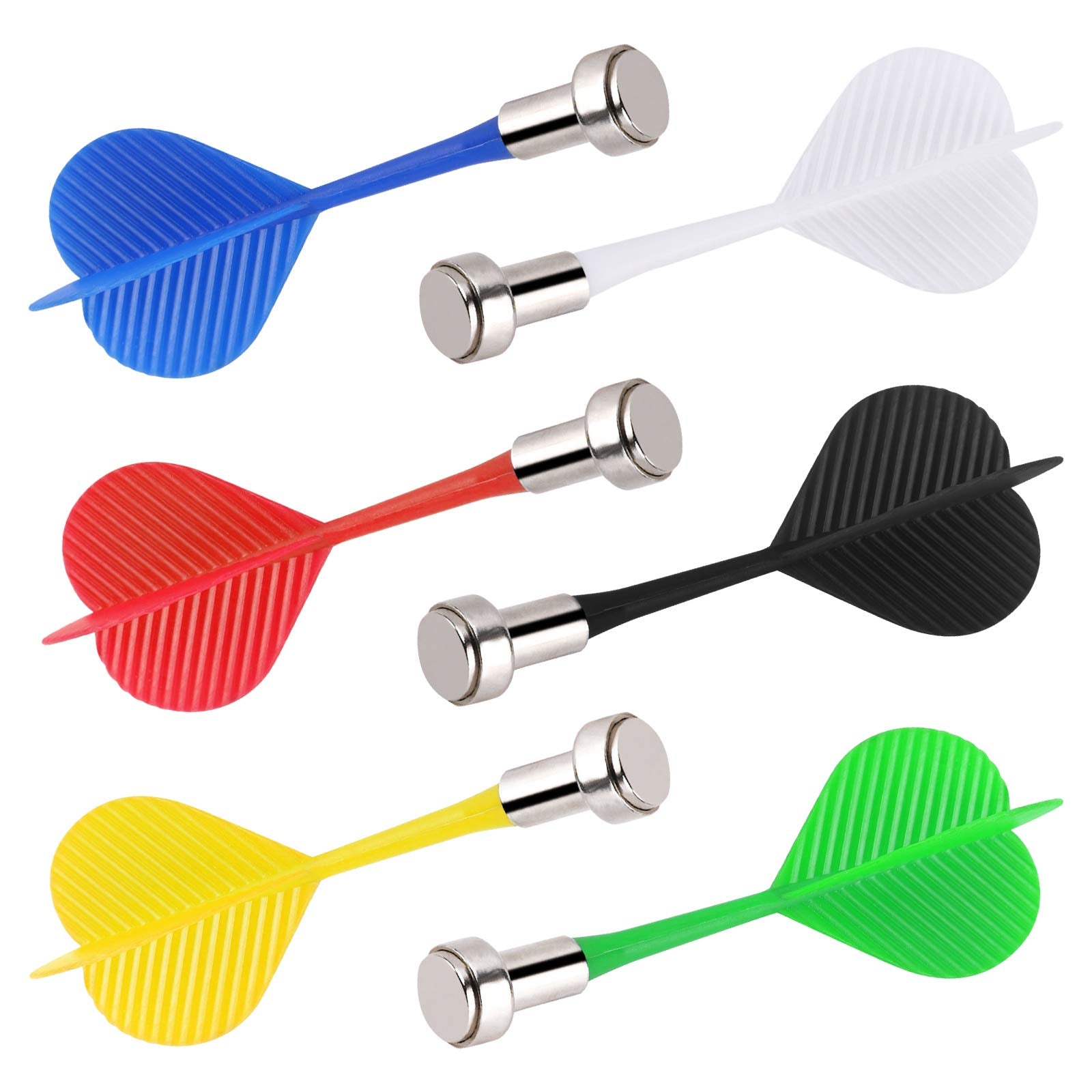 Accmor 36 Pcs Magnetic Darts, Plastic Darts Replacement Dart For Magnet Dartboard, Magnetic Darts For Kids Adults Target Game To
