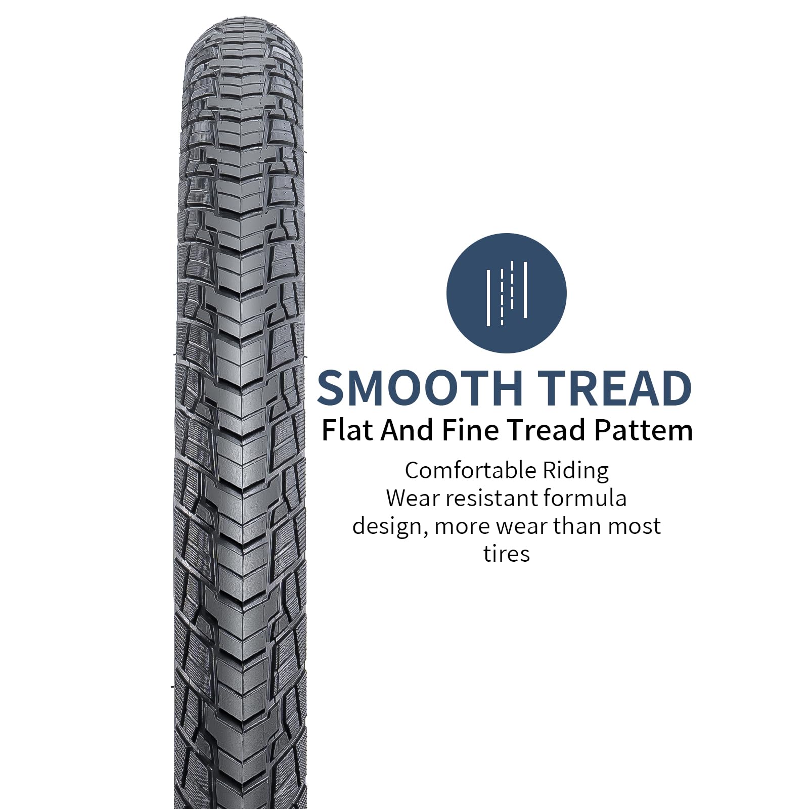 2-Pack 700C Road Bike Tires 700 X 38C (38-622) Plus 2 Pack 700C Bike Tubes 700X3543C Av48Mm Schrader Valve With 2 Rim Strips Com