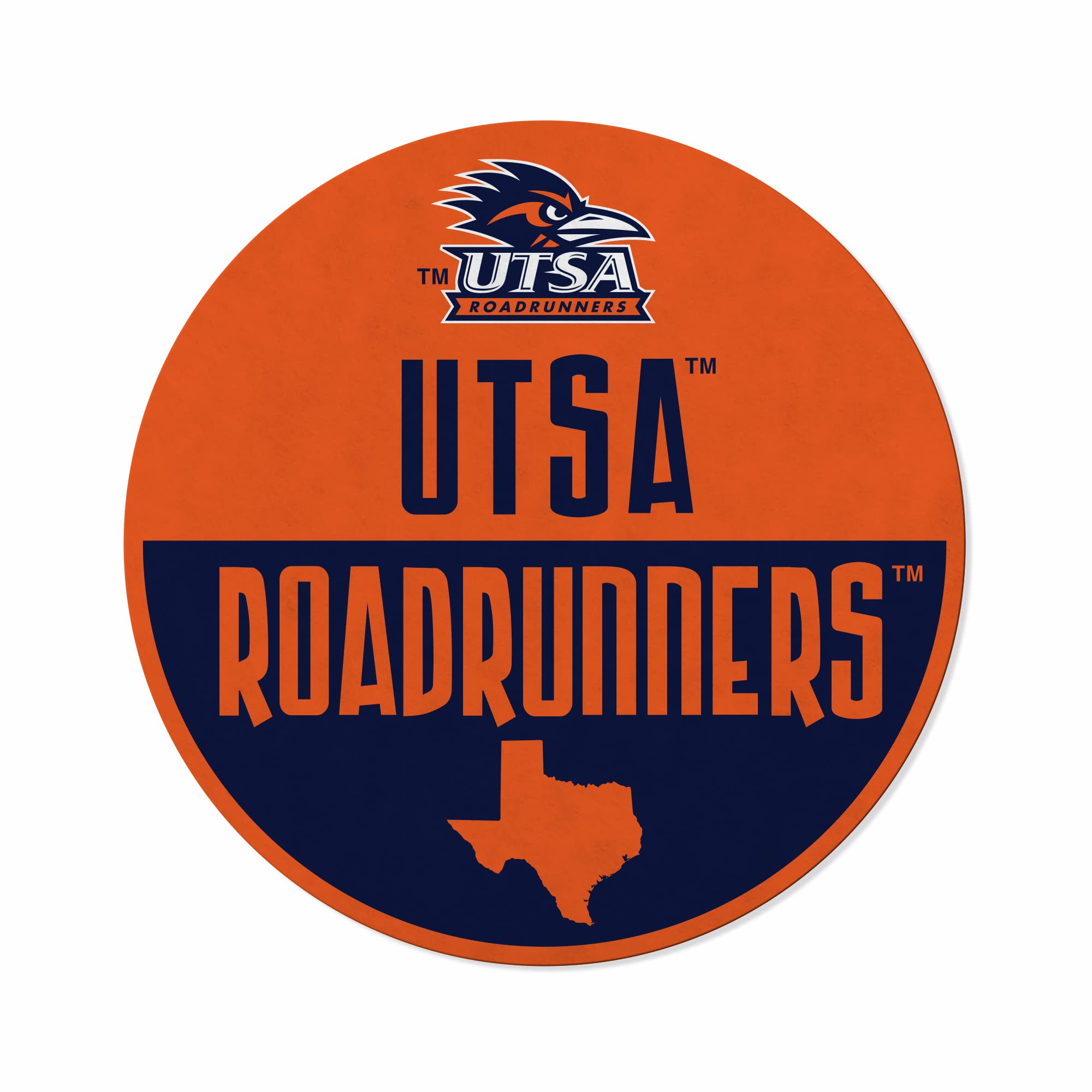 Rico Industries Ncaa Texas-San Antonio Roadrunners Classic Shape Cut Pennant - Home And Living Room D  Cor - Soft Felt Ez To Han