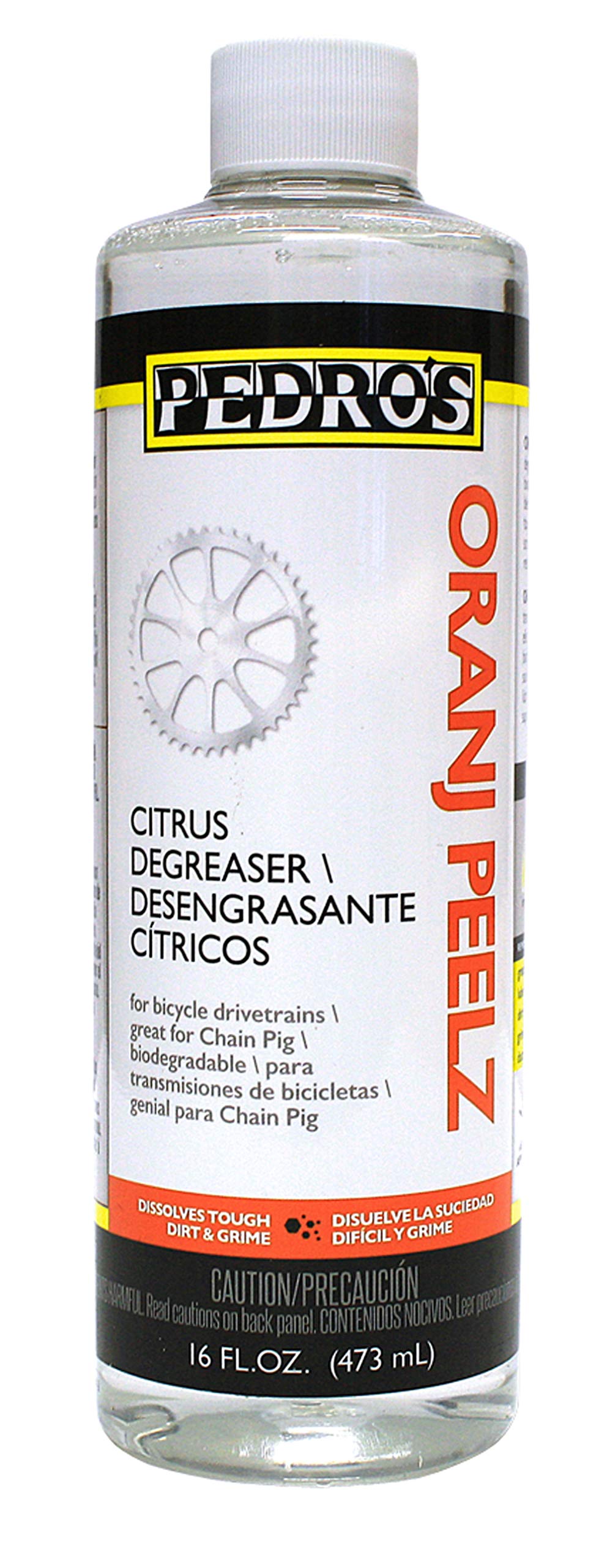 Pedro'S Oranj Peelz Citrus Bicycle Degreaser (16-Ounce Drip)