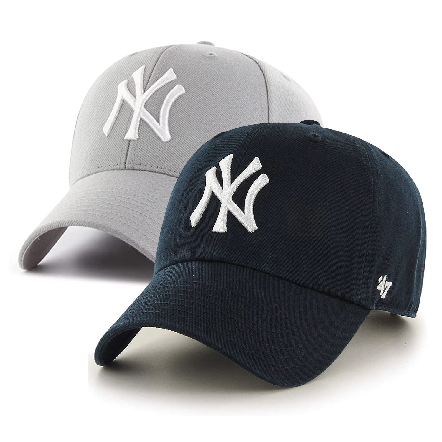 Lowercase Cotton Ny Baseball Cap Fashionable For Men, Women, Boys And Girls (BlackGrey, Medium)