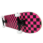 Krown Krrc-56 Rookie Checker Skateboard, Black/Pink, 7.75''