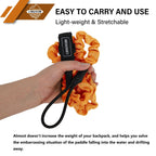 Lingvum Kayak Paddle Leash Stretchable Paddle Strap Coiled Lanyard Rope For Kayaking Canoing Boating, Fishing Poles Rods, Kayak