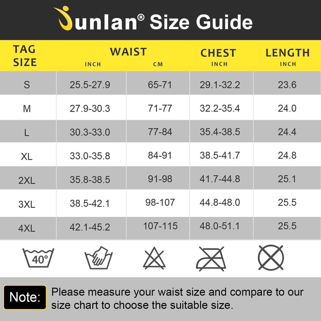 Junlan Sauna Suit For Women Waist Trainer Vest For Women Sweat Tank Top Shaper For Women With Zipper (Black, Medium)