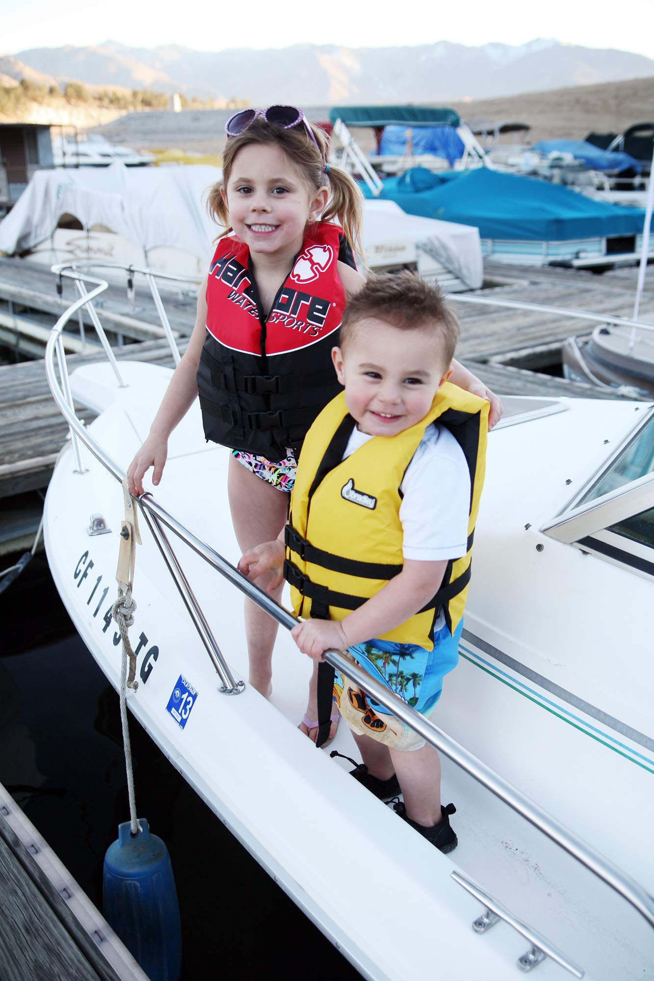 Child Life Jacket Vest For 30-50 Lbs. | Us Coast Guard Approved (Red, Child)
