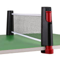 Hipiwe Retractable Table Tennis Net Replacement, Ping Pong Net And Post, 6 Feet(1.8M, Fits Tables Up To 2.0 Inch (5.0 Cm) (Black