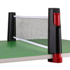 Hipiwe Retractable Table Tennis Net Replacement, Ping Pong Net And Post, 6 Feet(1.8M, Fits Tables Up To 2.0 Inch (5.0 Cm) (Black