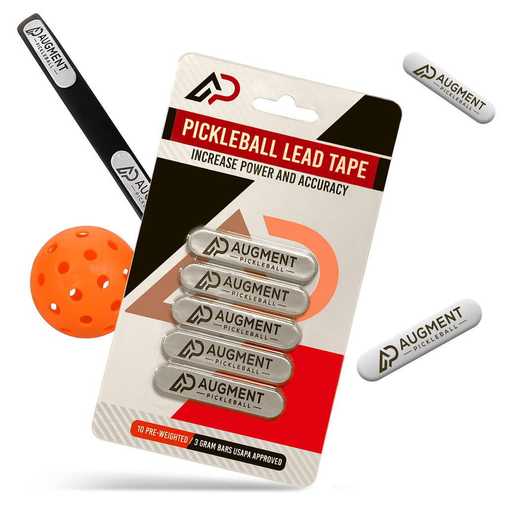 Pickleball Lead Tape - Preweighted 3G Bars To Increase Power And Swing Speed - Perfect Pickleball Accessory For Practice And Pla