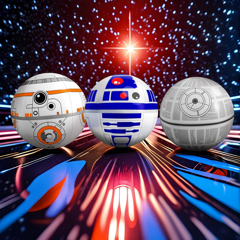 Ninostar Large Play Balls Set Of 3 - Fun Indoor And Outdoor Gift - Can Use For Play/Room Decor/Party Decor/Pool Inflatable Water