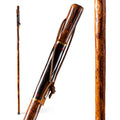Brazos Rustic Wood Walking Stick, Hickory, Traditional Safari Style Handle, For Men & Women, Made In The Usa, 58'' Natural