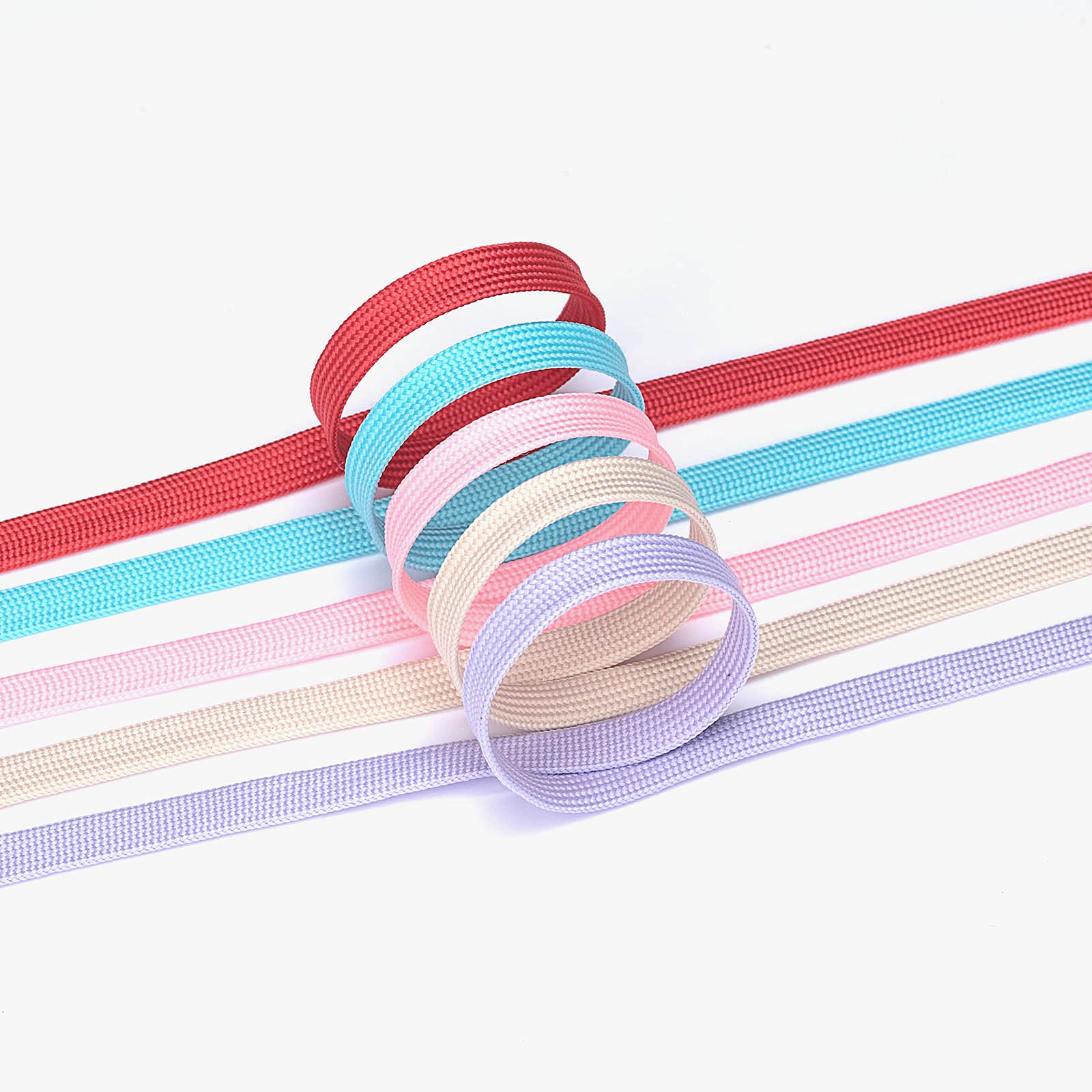 Olukssck 1 Pair Flat Shoe Laces For Sneakers, 25 Wide Athletic Shoelaces Hot Pink 54 Inch(137Cm)