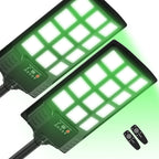 Hog Light For Night Hunting,18000Lm Powered Feeder Light(Green) Solar Lights For Hunting Hogs, Coyote, Varmint, Deer, Motion Act