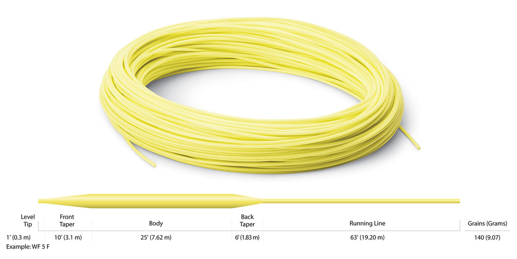 Cortland 351486 Classic 333 Flyline Wf6F Yellow