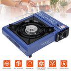 Portable Butane Stove, Ms-520 Piezo Ignition Camping Butane Cassette Stove Portable Gas Stove Outdoor Windproof Portable Barbecu
