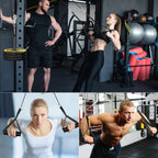 Weight Cable Pulley System Gym, Cable Weight Pulley System Attachments For Home Gym With Handle Pulley System Gym Lat Pull Down,