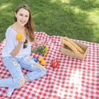 Ruibolu Large Picnic Blankets,Beach Blanket Sandproof Beach Mat For 3-5 Adults Waterproof Quick Drying Outdoor Picnic Mat For Tr
