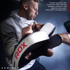 Rdx Muay Thai Pad For Training, Curved Kickboxing Kicking Strike Shield, Coaching Kick Boxing, Mma, Martial Arts, Karate, Taekwo