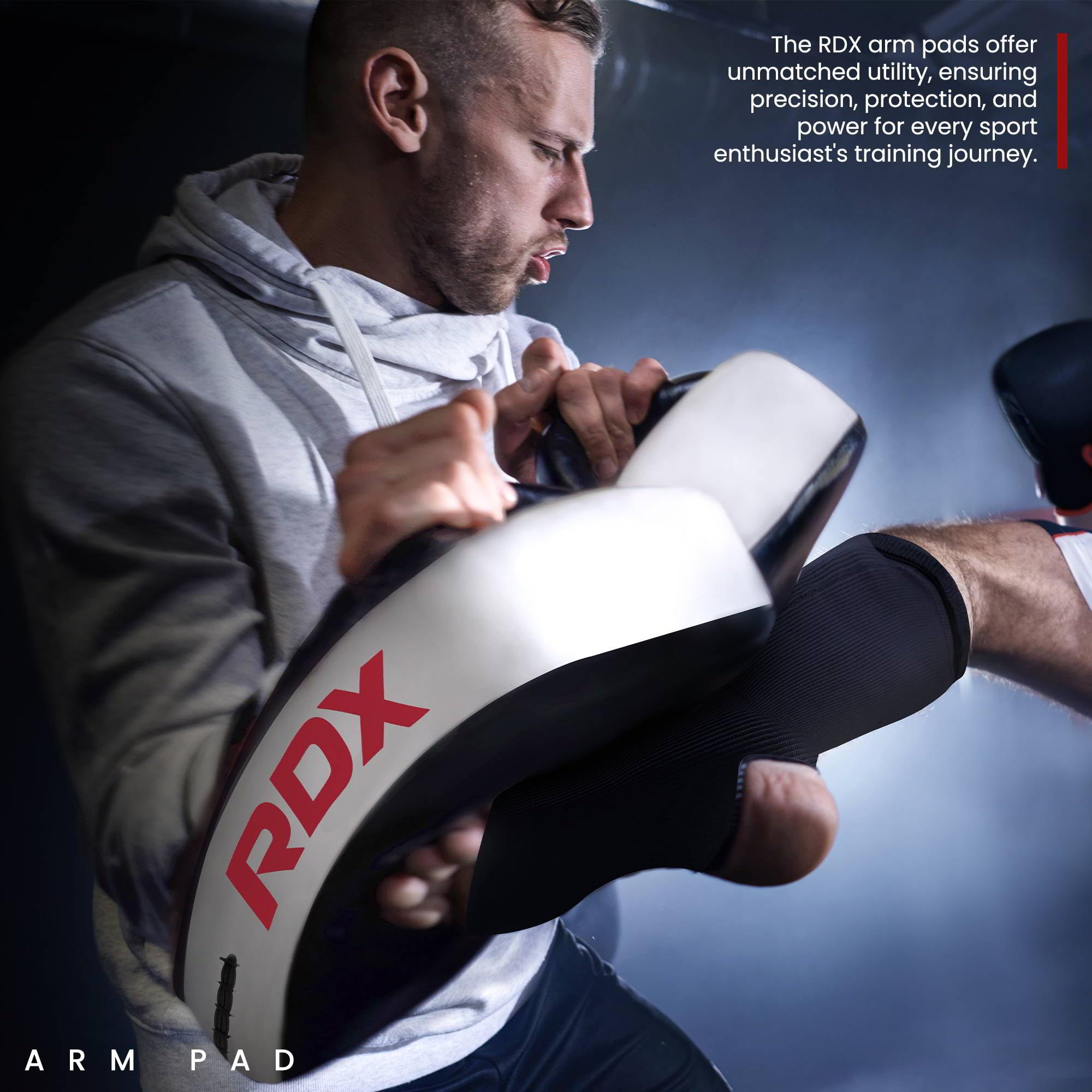 Rdx Muay Thai Pad For Training, Curved Kickboxing Kicking Strike Shield, Coaching Kick Boxing, Mma, Martial Arts, Karate, Taekwo