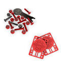INDEPENDENT Trucks Skateboard Hardware 1 Black/Red + Tool + Red Indy Risers
