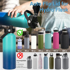 Eiposau Auto Flip Lid For Hydro Flask Wide Mouth, Great Spout Lid For Simple Modern, Takeya, Iron Flask And Other Brands, Replac