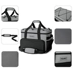 Tourit Cooler Bag 46-Can Insulated Soft Cooler Portable Cooler Bag 32L Lunch Coolers For Picnic, Beach, Work, Trip, Grey