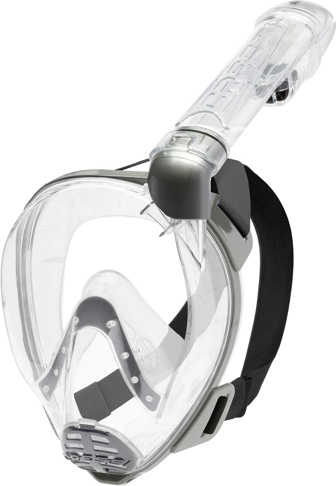 Cressi Baron Full Face Masks, Clear/Clear, S/M
