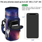 Casebot Water Bottle Carrier Bag Sling Case, Sports Water Bottle Pouch Holder Sleeve With Adjustable Shoulder Hand Strap And 2 P