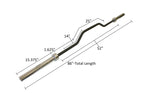 Ader 7' Cambered Bench Press Bar (2''Olympic)
