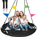 HeyZoo Tree Swing, 60 inch Larger Saucer Swing for Whole Family, 900lbs Weight Capacity, with Adjustable Hanging Straps, for Out