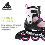 Rollerblade 07221900T9311J-1 Microblade Pink/White 11J-1