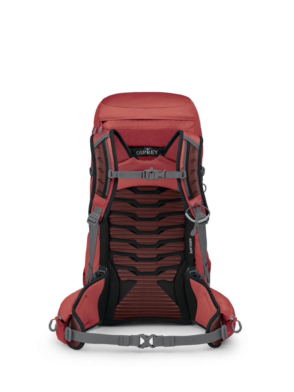 Osprey Tempest 33L Womens Lightweight Hiking Backpack - Daypack for Travel & Camping, Red Pampas/Coal Grey