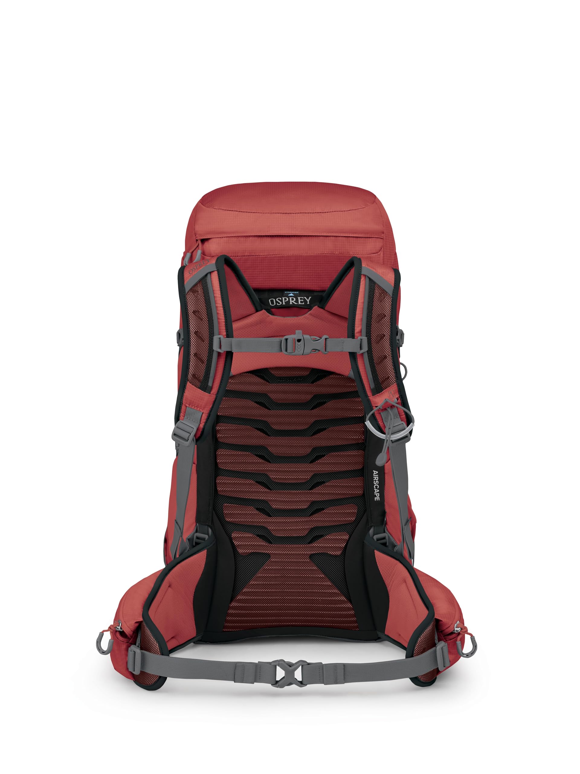 Osprey Tempest 33L Womens Lightweight Hiking Backpack - Daypack for Travel & Camping, Red Pampas/Coal Grey